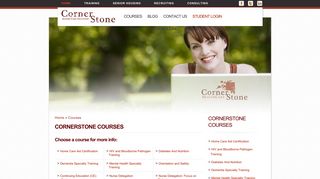 
                            7. Cornerstone Courses | Home - Cornerstone Healthcare Training Portal
