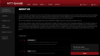 
Corporate Information - NTTGame Portal – Free to Play Online ...  
