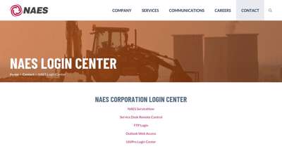 Corporation Login Service Center  NAES