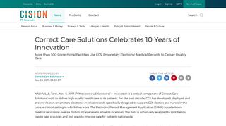 
                            6. Correct Care Solutions Celebrates 10 Years of Innovation ... - Ccs Erma Login