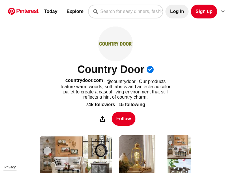 
                            5. Country Door (countrydoor) | Official Pinterest account