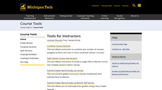 
                            1. Course Tools | Course Tools | Michigan Technological ... - Mtu Canvas Portal