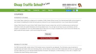 
                            2. Courses - Cheap Traffic School For Less - DMV TVS License ... - Cheap Cartoon Online Traffic School Portal