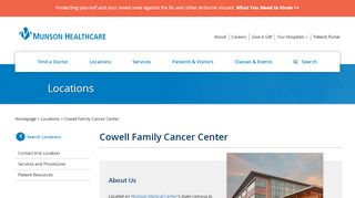 
                            1. Cowell Family Cancer Center - Munson Healthcare - Cowell Family Cancer Center Patient Portal