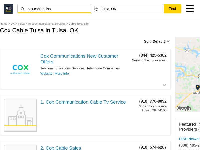 
                            4. Cox Cable Tulsa in Tulsa, OK with Reviews - YP.com