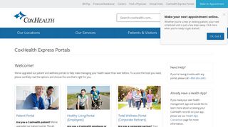 
                            1. CoxHealth Patient and Wellness Portals | CoxHealth - Cox Health Portal Portal
