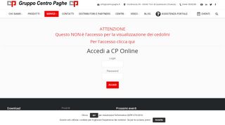 
                            4. CP Online – Centro Paghe - Portale Web Centro Paghe
