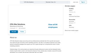 
                            6. CPA Site Solutions | LinkedIn - Cpa Site Solutions Client Portal