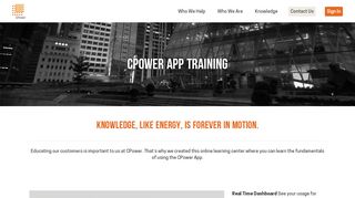 
                            6. CPower App Training - CPower Energy Management - Cpower Portal