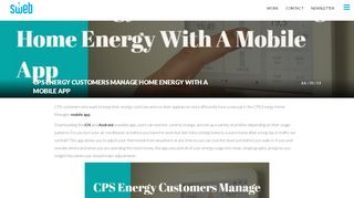 
                            4. CPS Energy Customers Manage Home Energy With A Mobile ... - Cps Energy Home Manager Portal