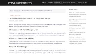 
                            8. CPS Home Manager Login | Guide To CPS Energy Home ... - Cps Energy Home Manager Portal