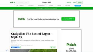 
Craigslist: The Best of Eagan—Sept. 25 | Eagan, MN Patch
