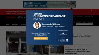 
Crain's New York Business: Homepage  
