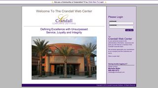 
                            6. Crandall Web Center - Administrator & Dietitian Login