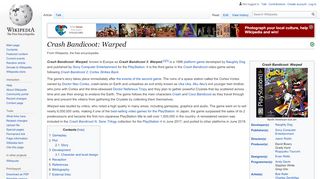 
                            2. Crash Bandicoot: Warped - Wikipedia - Crash Bandicoot Portal