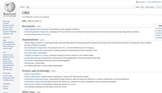
                            6. CRD - Wikipedia - Crd Portal