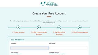 
                            5. Create a Free Account | Co-Parenting Tools | Talking Parents - Talking Parents Portal