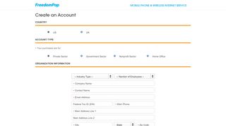 
                            8. Create an Account - FreedomPop - Freedompop Uk Portal