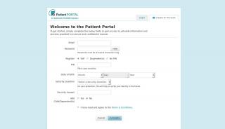 
Create an Account - InteliChart Patient Portal
