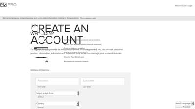 Create an Account - Paul Mitchell Professional