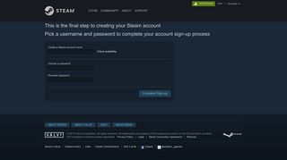 
                            2. Create an Account - Steam - Https Store Steampowered Com Login Redir