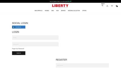 
                            7. Create New Customer Account - Liberty Shoes Ltd.