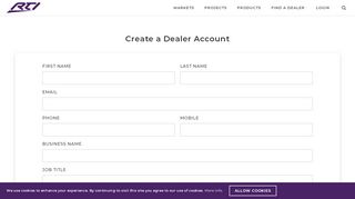 
Create New Customer Account - RTI  
