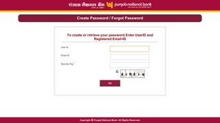 
Create Password / Forgot Password - PNB Depository Services  
