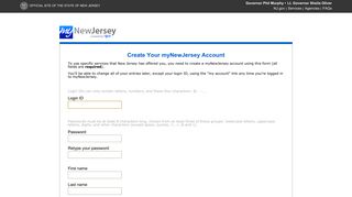 
Create Your myNewJersey Account - My NJ
