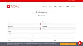 
                            4. Create your RPM account - Red Pocket Mobile - Goredpocket Com Portal