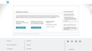 Create Your User ID - AT&T - Att Uverse Portal Account Free