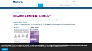
                            3. Creating a CareLink Account | Medtronic Diabetes - Minimed Carelink Personal Portal