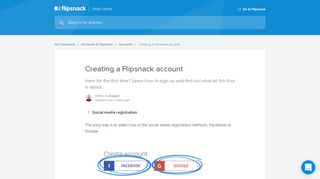 
                            6. Creating a Flipsnack account | Flipsnack Help Center - Flipsnack Portal