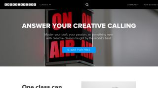 
                            1. CreativeLive: Free Live Online Classes - Creative Learning Systems Portal