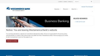 
                            1. Credit Card Account | Westamerica Bank - Westamerica Bank Credit Card Portal
