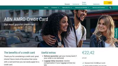 Credit Card - Apply for a Credit Card - ABN AMRO