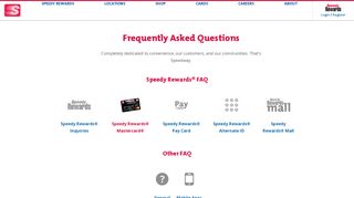 
                            4. Credit Card FAQs - Speedway - Speedy Rewards Credit Card Portal
