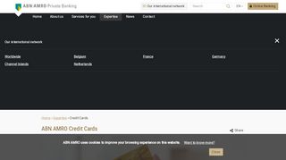 
                            8. Credit Cards - ABN AMRO Private Banking Belgium - Abn Amro Credit Card Online Portal