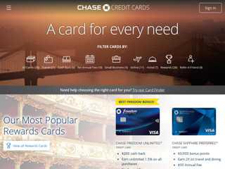 Credit Cards - Chase.com