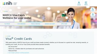 
Credit Cards - NIH Federal Credit Union  
