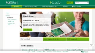 
                            1. Credit Cards - Personal Banking | M&T Bank - M&t Credit Card Portal