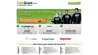 
                            1. Credit Score – Get 3 Credit Scores & Credit Report - Freescore Sign Up
