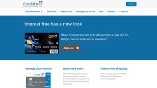 
                            5. CreditLine - Interest Free Shopping & Cash Card - Ge Money Mastercard Portal Australia