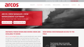
                            9. Crew Management System | ARCOS Crew Management ... - Crew Management System Portal