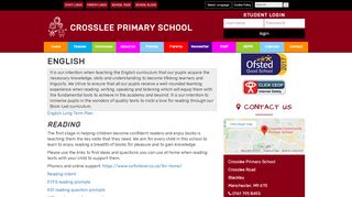 
Crosslee Community Primary School: English  
