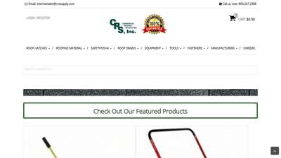 CRS Inc  Residential & Commercial Roofing Supplies and ...