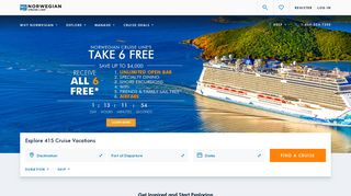 Cruises & Cruise Deals  Plan Your Cruise Vacation  NCL