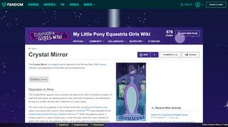 
                            5. Crystal Mirror | My Little Pony Equestria Girls Wiki | FANDOM powered ... - Equestria Girls Portal