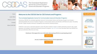 
                            2. CSDCAS - Csdcas Login Portal
