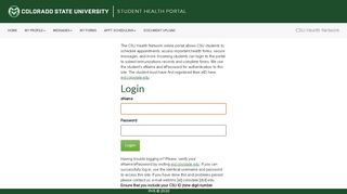 
                            1. CSU Student Health Portal - Colorado State University - Csu Health Portal